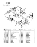 Deck hanger link