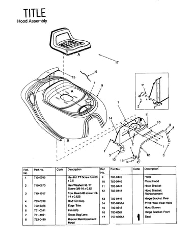 Hood assembly