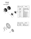 Wheel assembly
