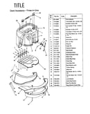Deck assembly-three-in-one