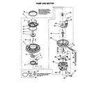 KitchenAid KUDS25SEBL0 pump and motor diagram