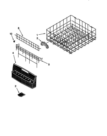 Lower rack