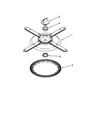 Lower washarm and strainer