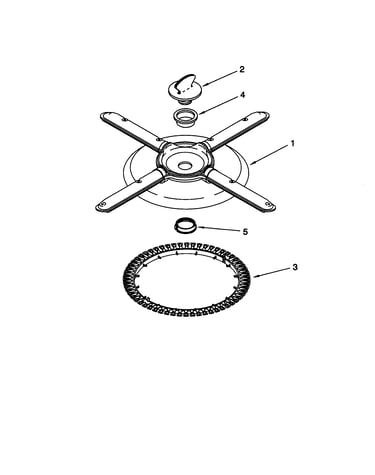 Lower washarm and strainer