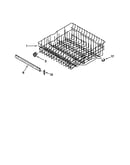 Upper rack and track