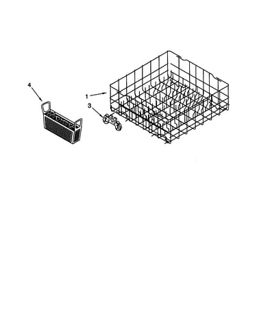 Lower rack