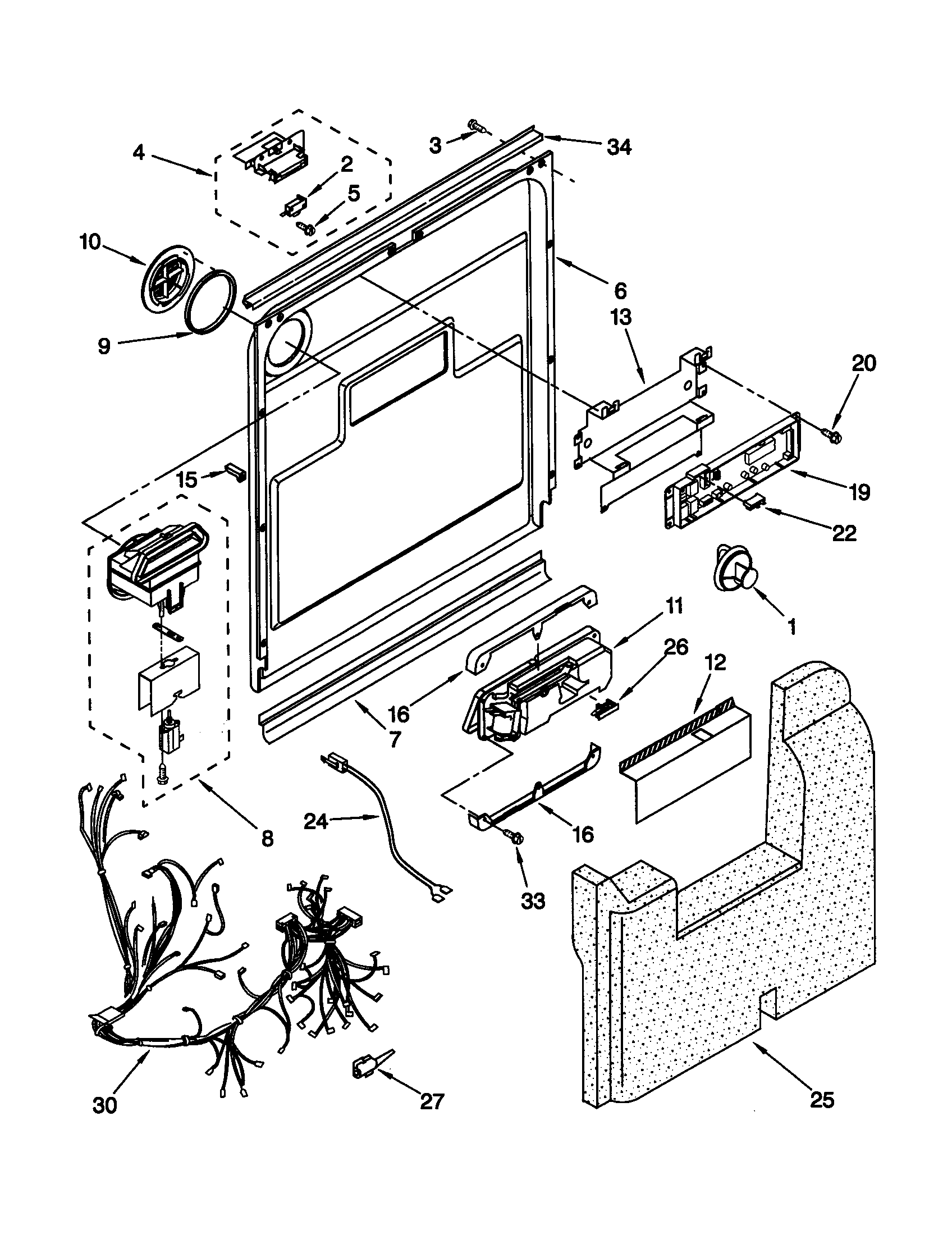 DOOR AND LATCH