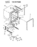 Tub and frame
