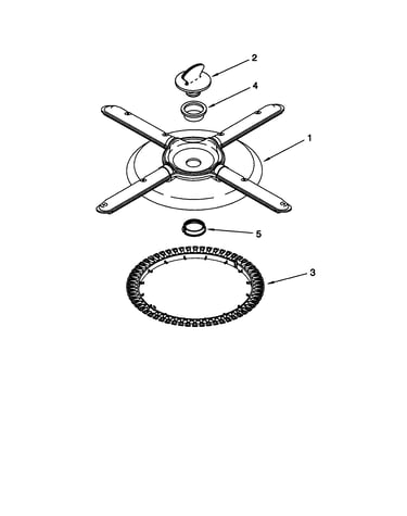 Lower washarm and strainer