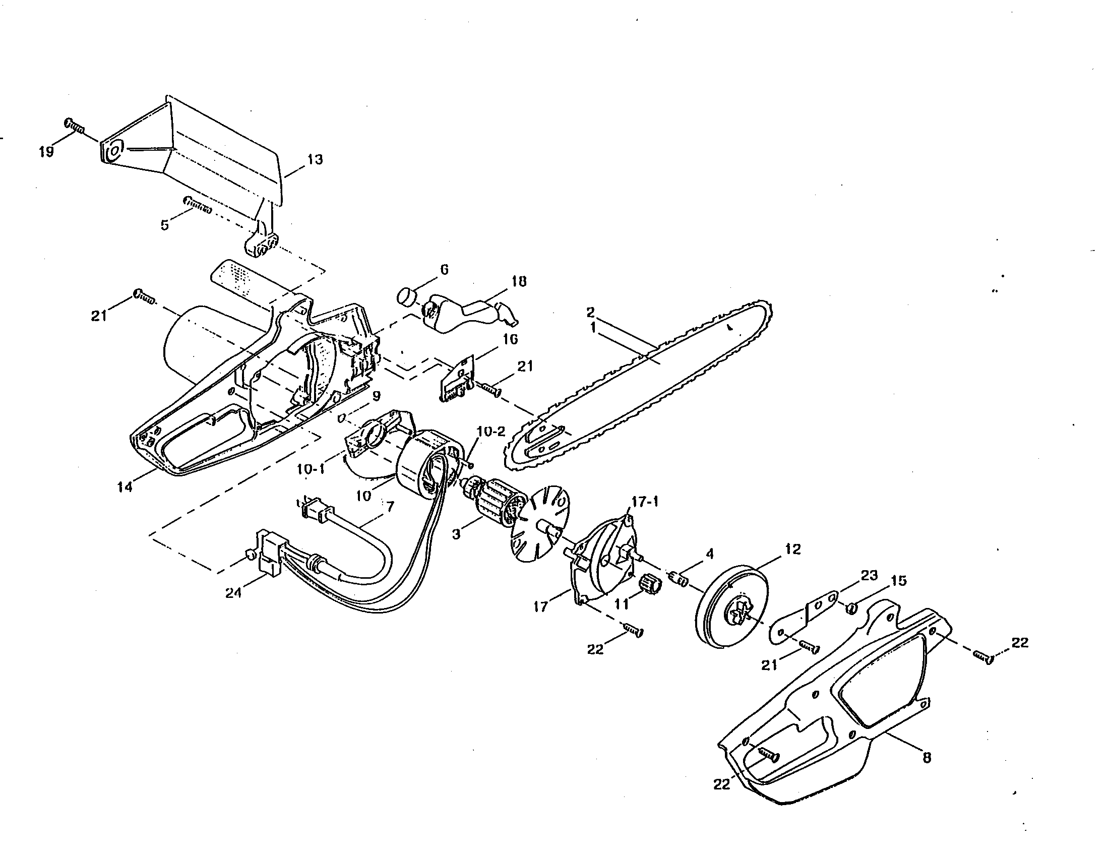 ELECTRIC CHAIN SAW