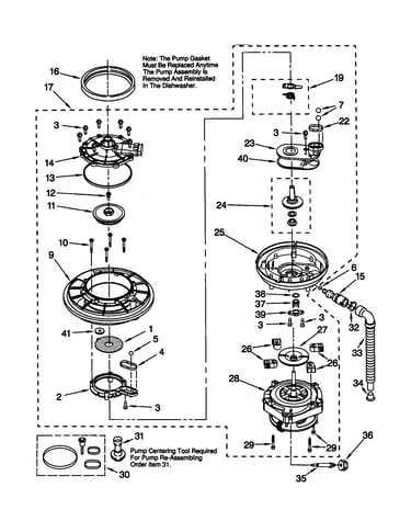 Pump and motor