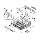 Upper rack and track