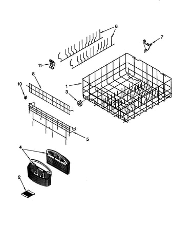 Lower rack