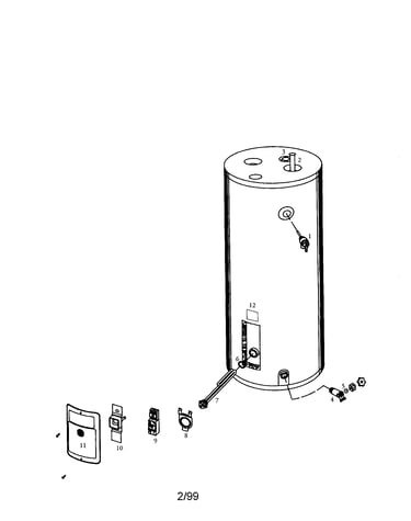 Kenmore economizer 40 gal. short