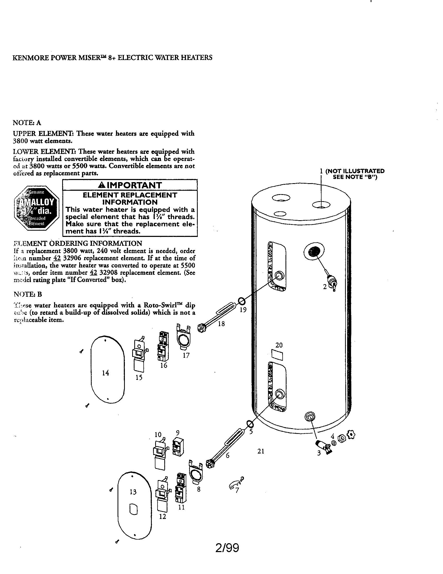 Power miser 30/40/50/66/82 gallon