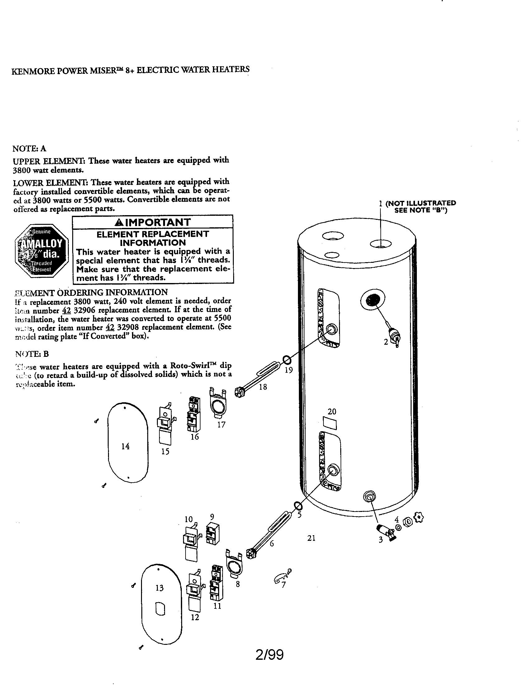 POWER MISER 30/40/50/66/82 GAL.