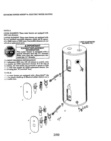 Power miser 30/40/50/66/82 gal.