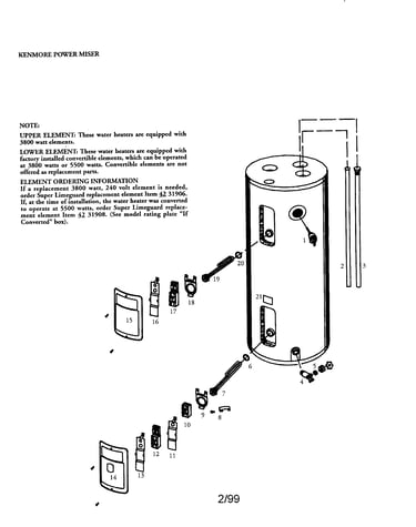 Power miser 40 gallon