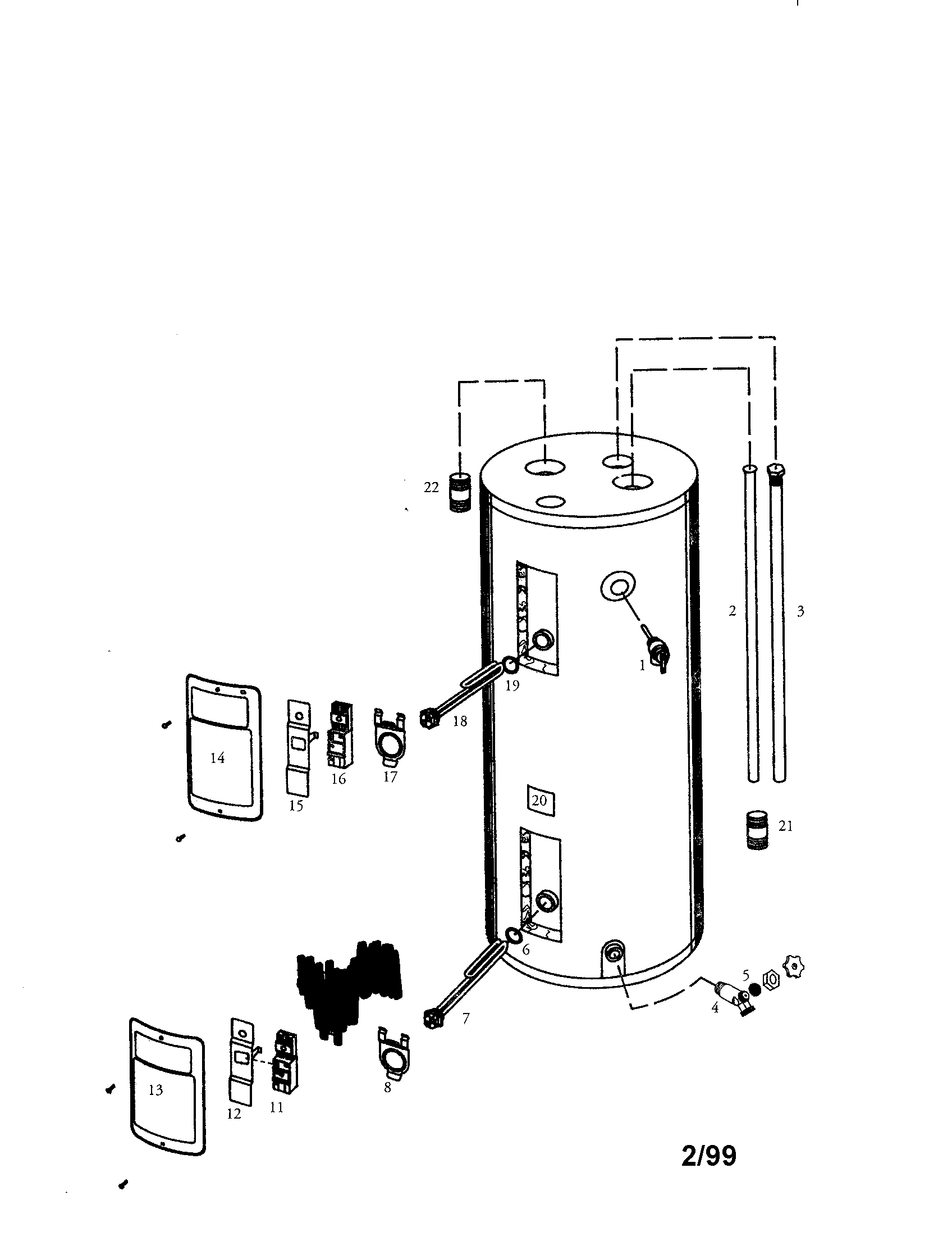Energy efficient 40 gallon medium