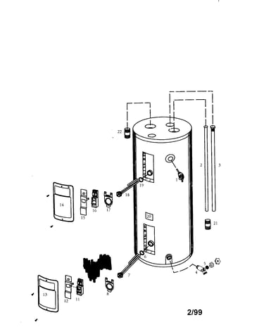 Energy efficient 40 gallon medium