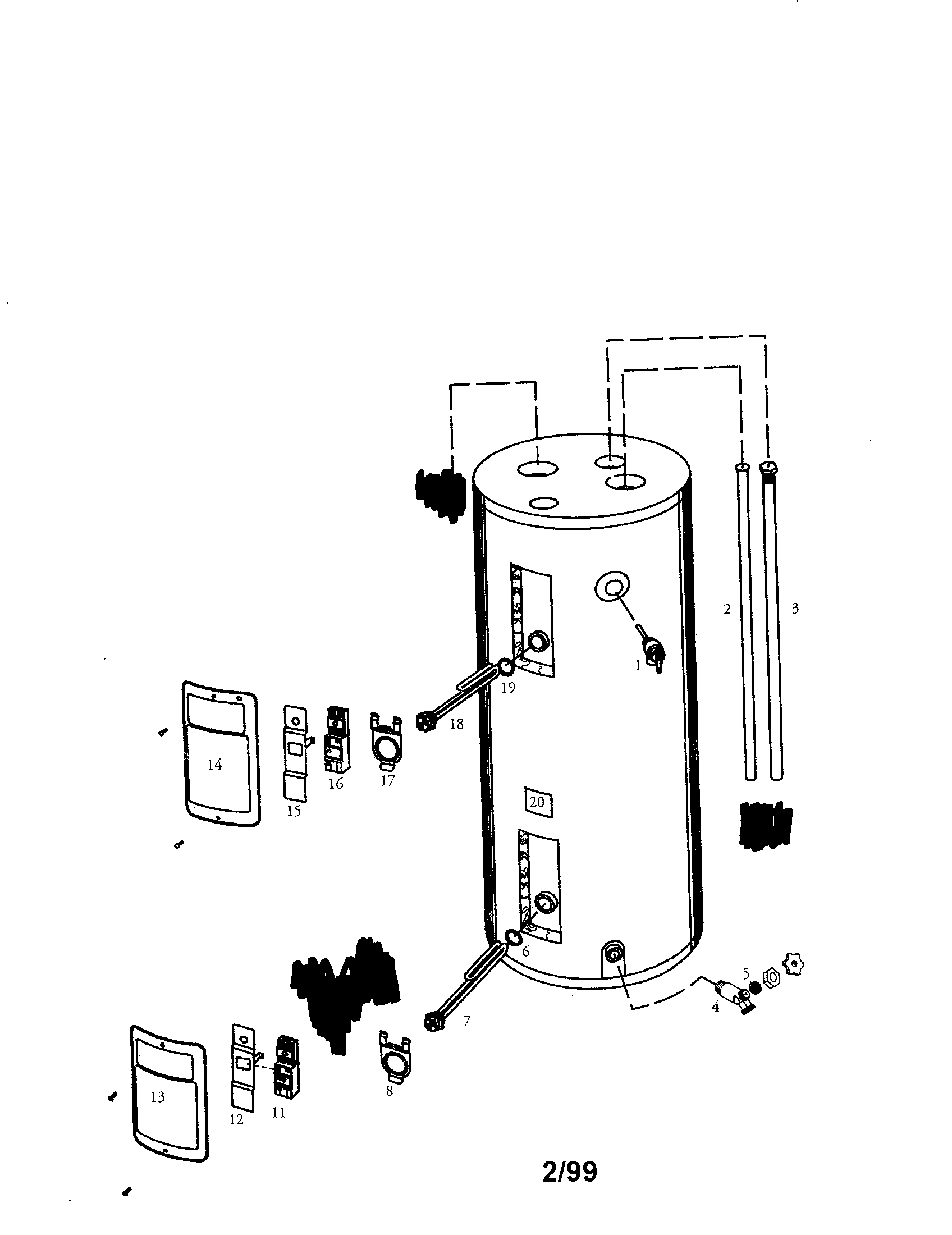 Energy efficient 40 gallon