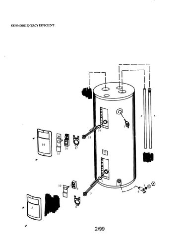 Energy efficient 40 gallon