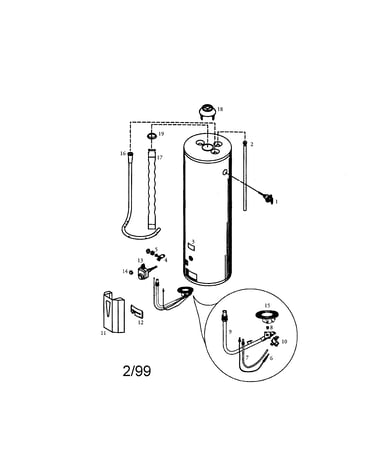 Power miser 50 gallon short