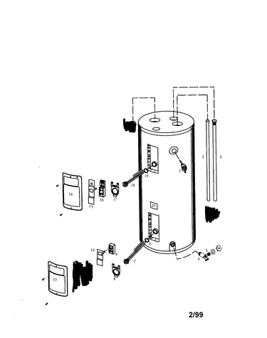 Energy efficient 30 gallon short