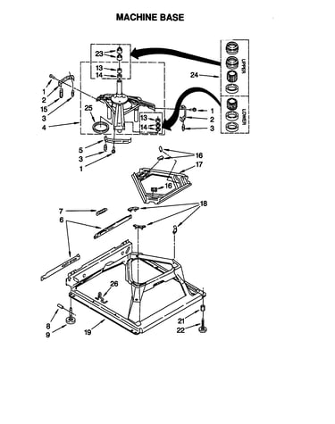 Machine base
