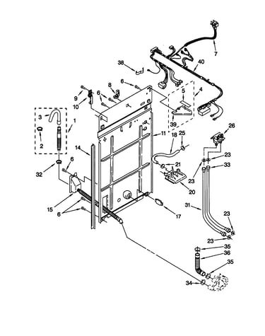Rear panel
