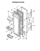 Refrigerator door