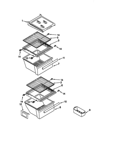 Refrigerator shelf