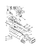 Motor and ice container