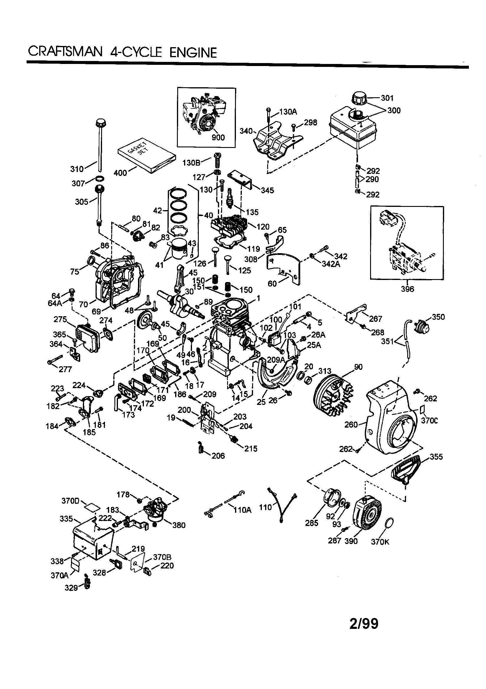 CRAFTSMAN 4-CYCLE ENGINE