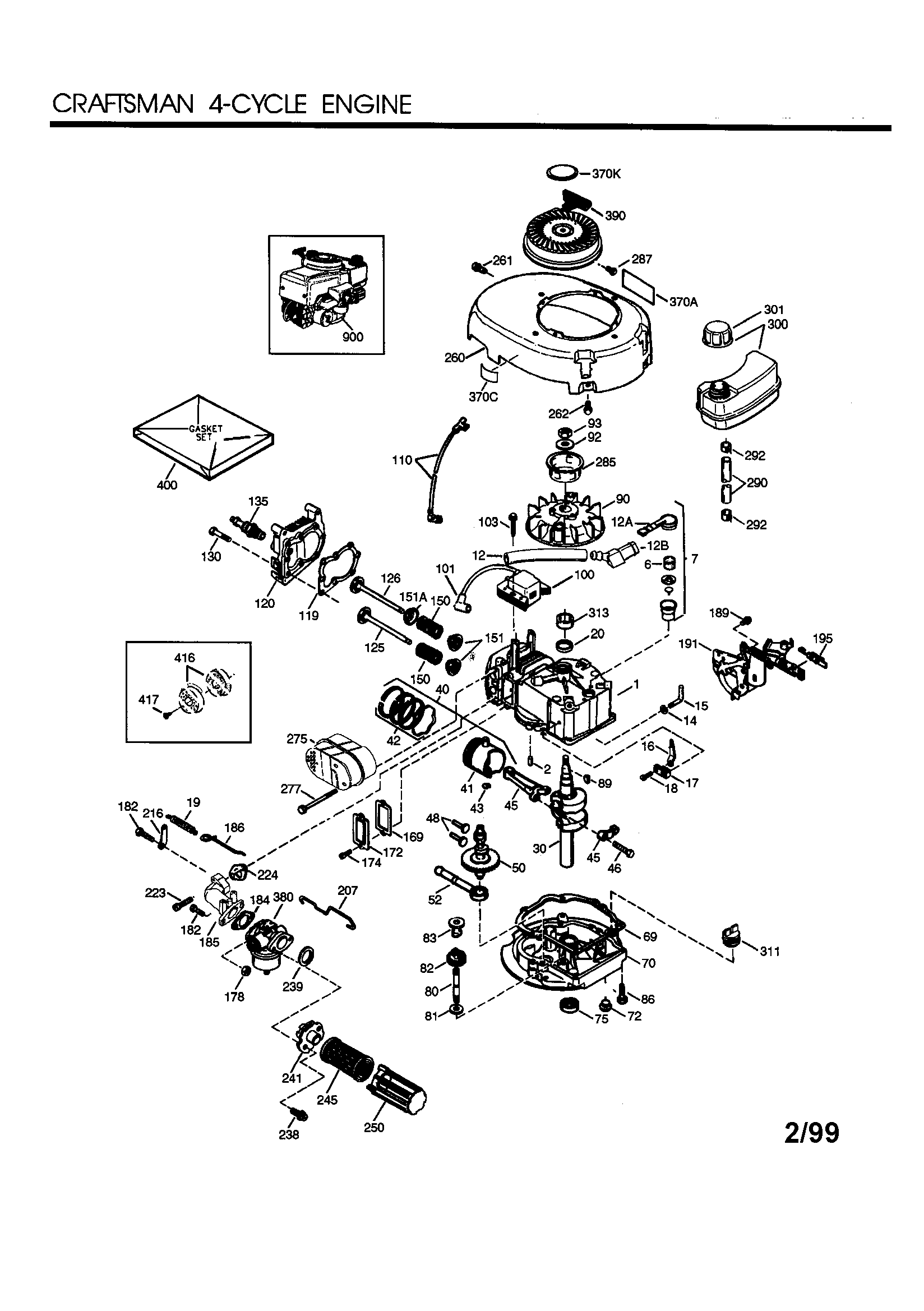 CRAFTSMAN 4-CYCLE ENGINE