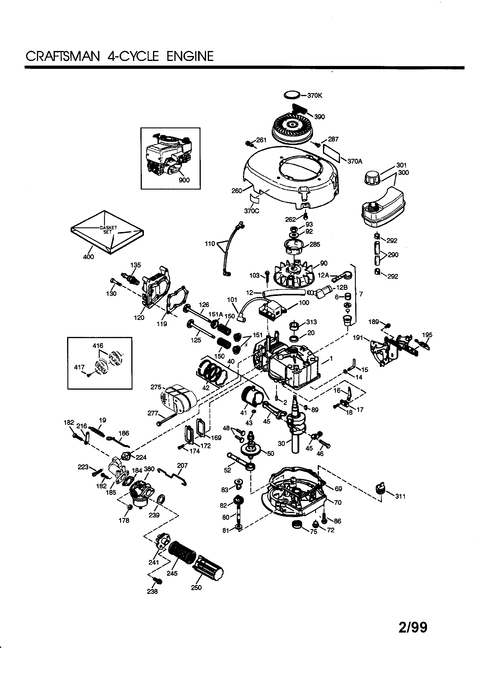 Craftsman 4-cycle engine