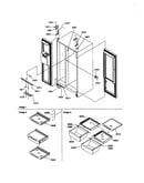 Refrigerator/freezer light/hinge