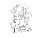 Kenmore 59658692890 drain system/roller/evaporator diagram
