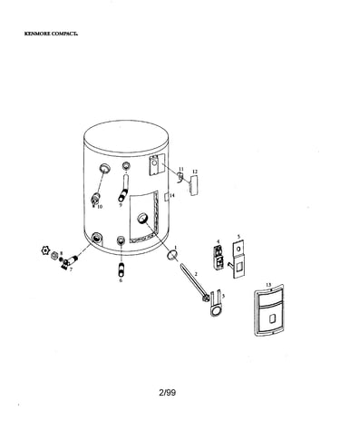 Kenmore compact 10 gallon