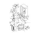 Kenmore 59658627990 drain system/roller/evaporator diagram