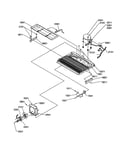 Machine compartment/muffler assy.