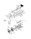 Ice bucket auger/ice maker parts