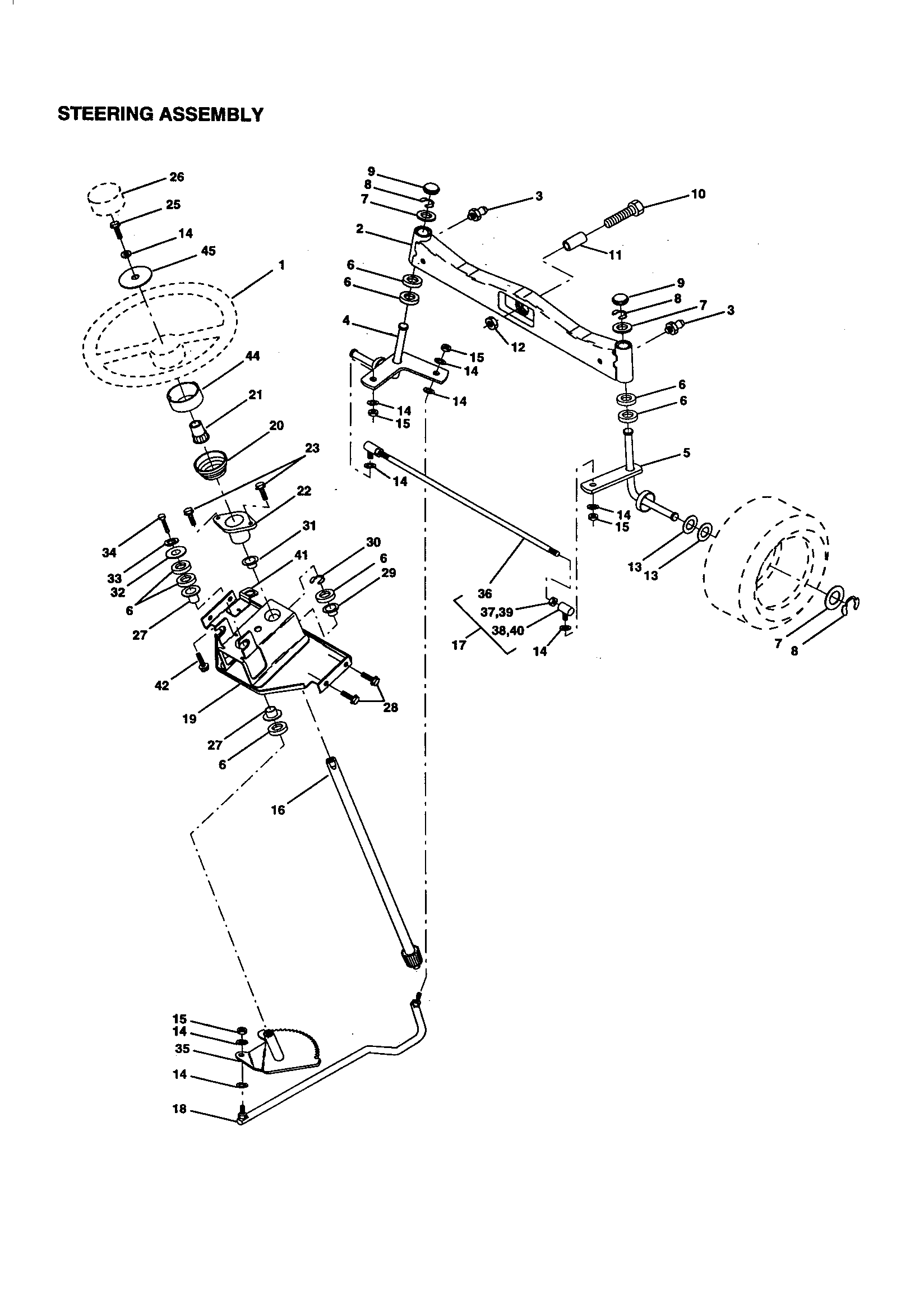 Steering assembly