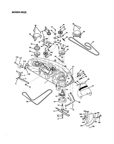 Mower deck