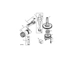 Sabre 2048HV crankshaft and piston diagram