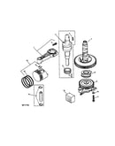 Crankshaft and piston