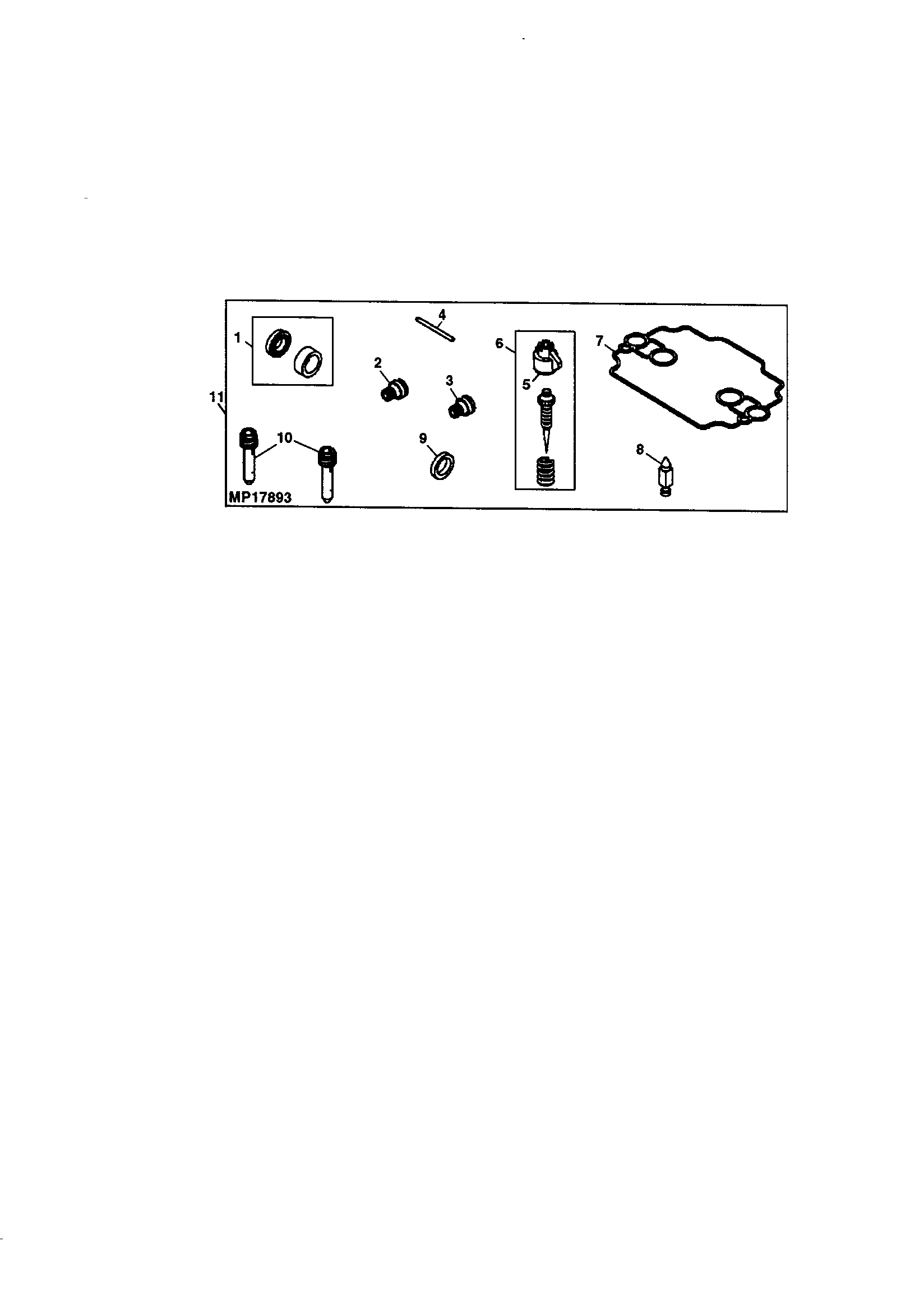 Carburetor repair kit
