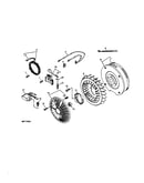 Flywheel/screen/engine electrical