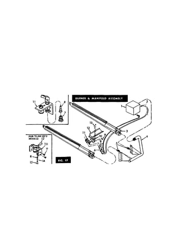 Fig.17 burner/manifold assembly