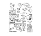 Briggs & Stratton 460707-2637-E1 carburetor/air cleaner parts diagram